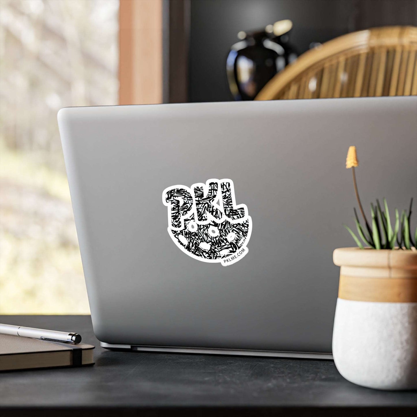 PKLme Indoor / Outdoor Sticker - White Waterproof Vinyl