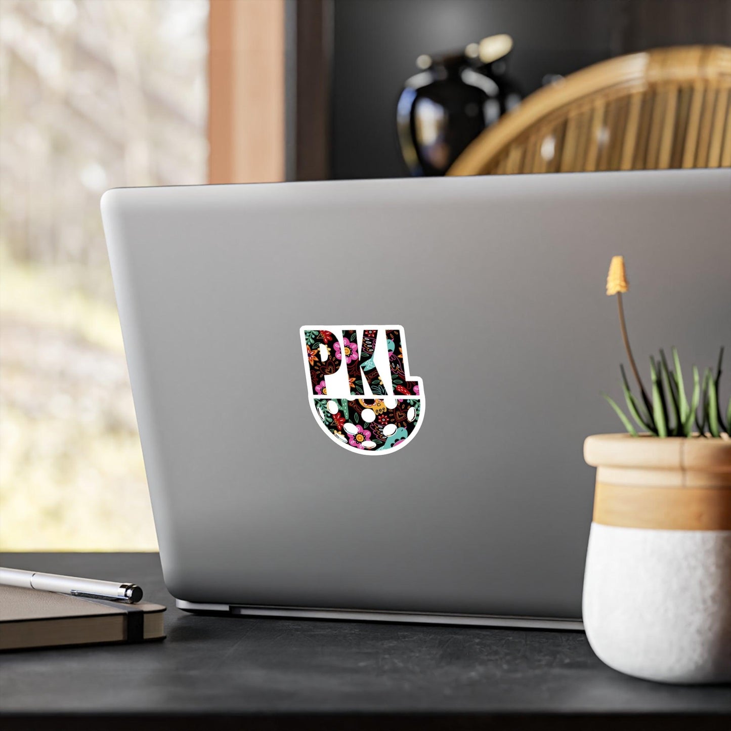 PKLme Indoor / Outdoor Sticker - White Waterproof Vinyl - Dia De Los Muertos