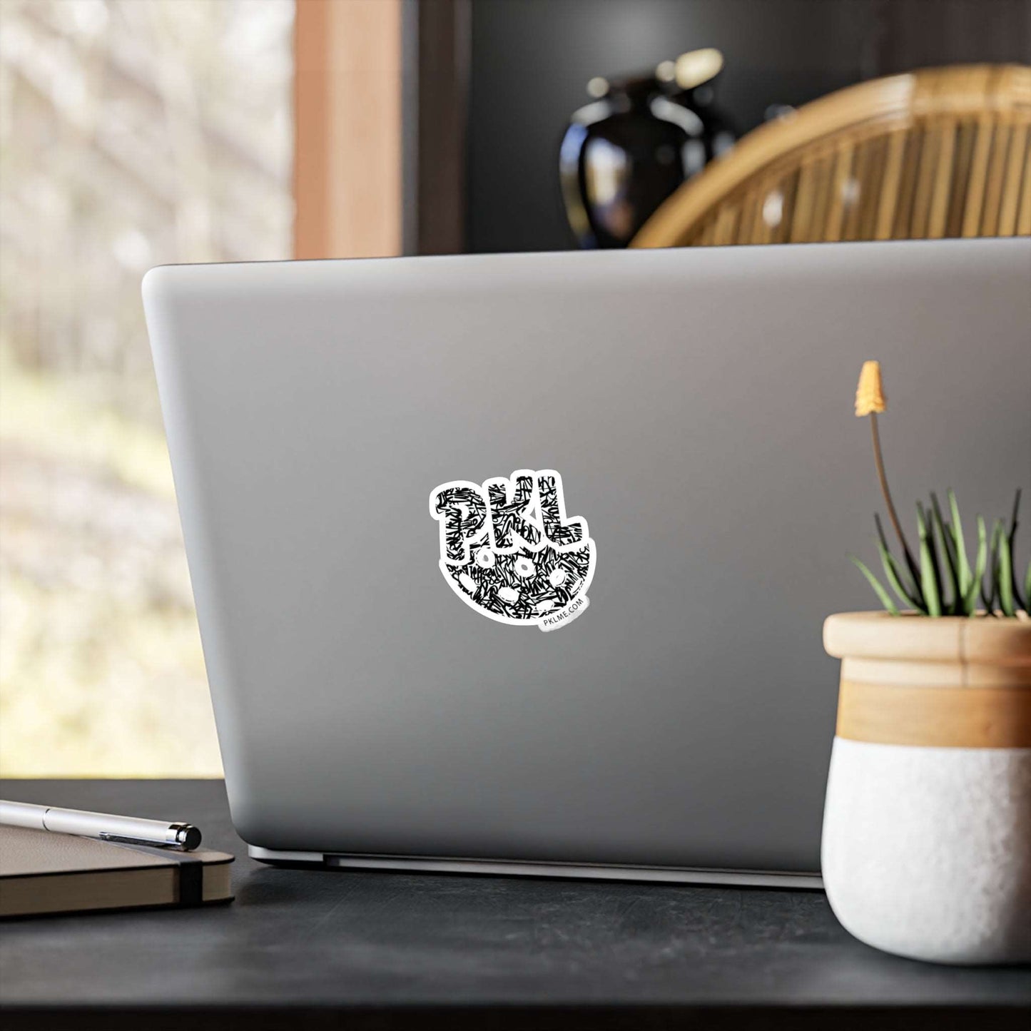 PKLme Indoor / Outdoor Sticker - White Waterproof Vinyl