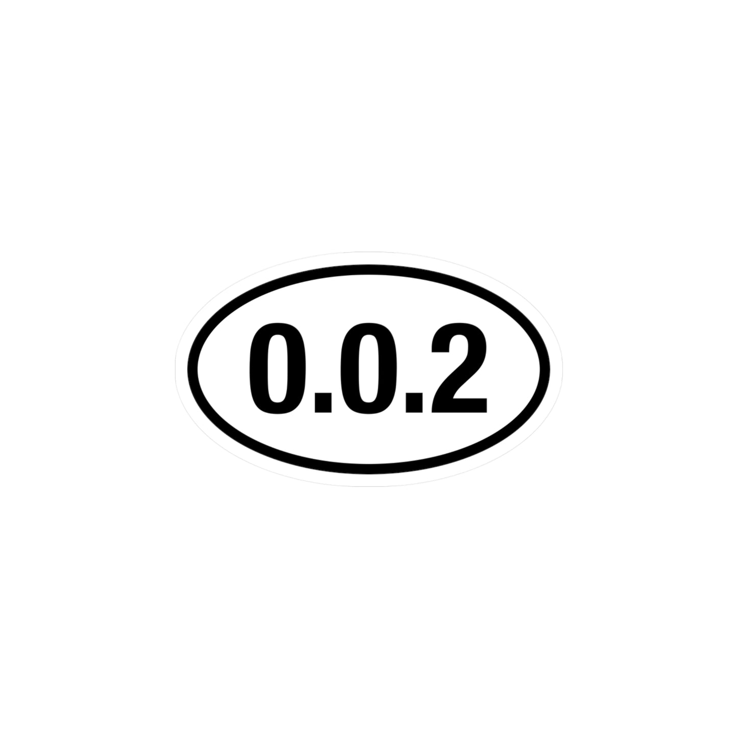 PKLme Indoor / Outdoor Sticker - White Waterproof Vinyl - 0.0.2