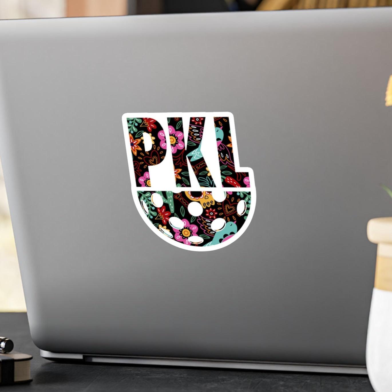 PKLme Indoor / Outdoor Sticker - White Waterproof Vinyl - Dia De Los Muertos