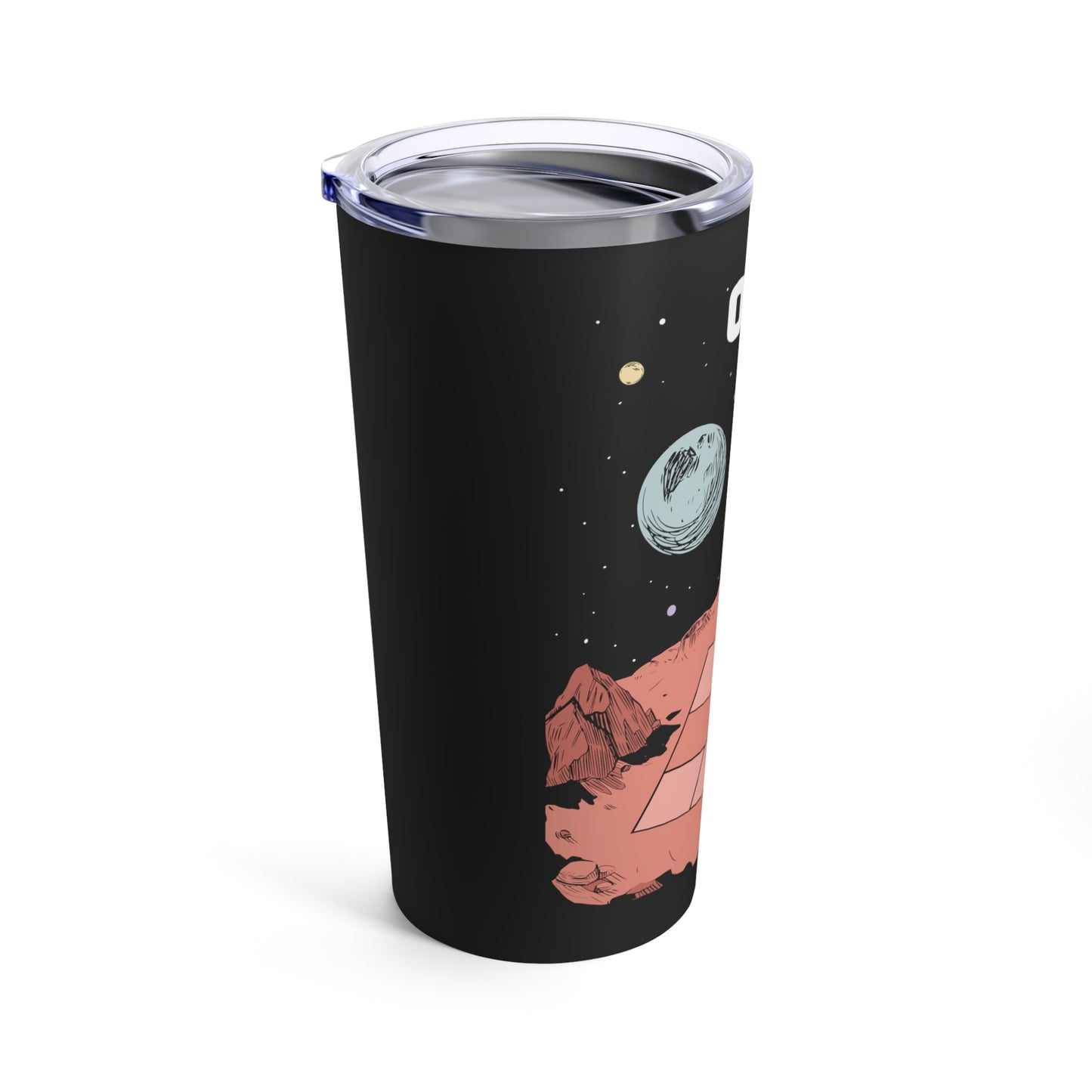 PKLme 20oz. Pickleball Travel Cup - Insulated stainless steel travel tumbler - Occupy Mars