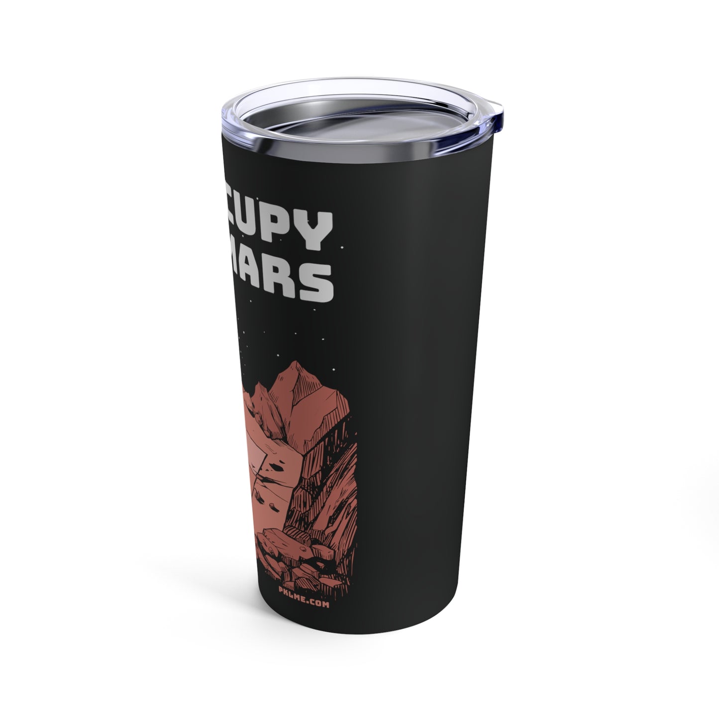 PKLme 20oz. Pickleball Travel Cup - Insulated stainless steel travel tumbler - Occupy Mars
