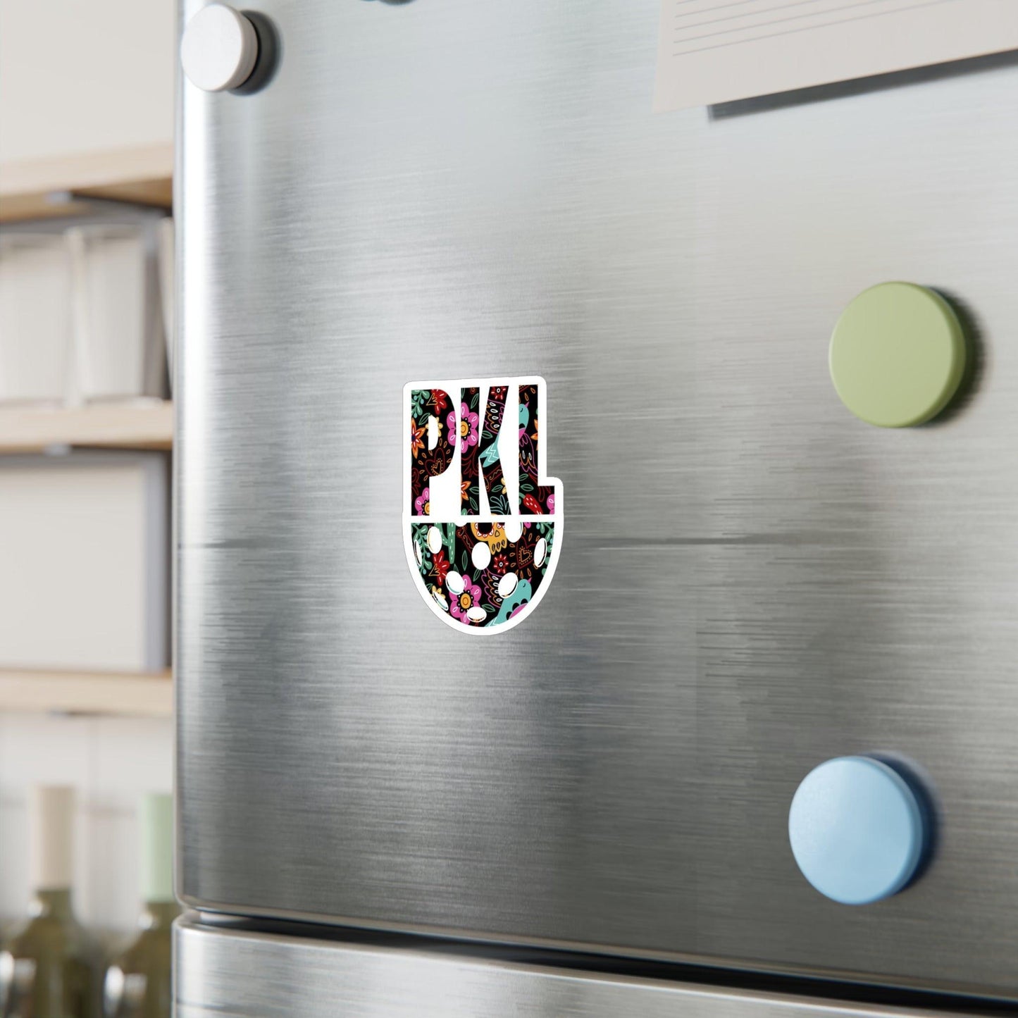 PKLme Indoor / Outdoor Sticker - White Waterproof Vinyl - Dia De Los Muertos