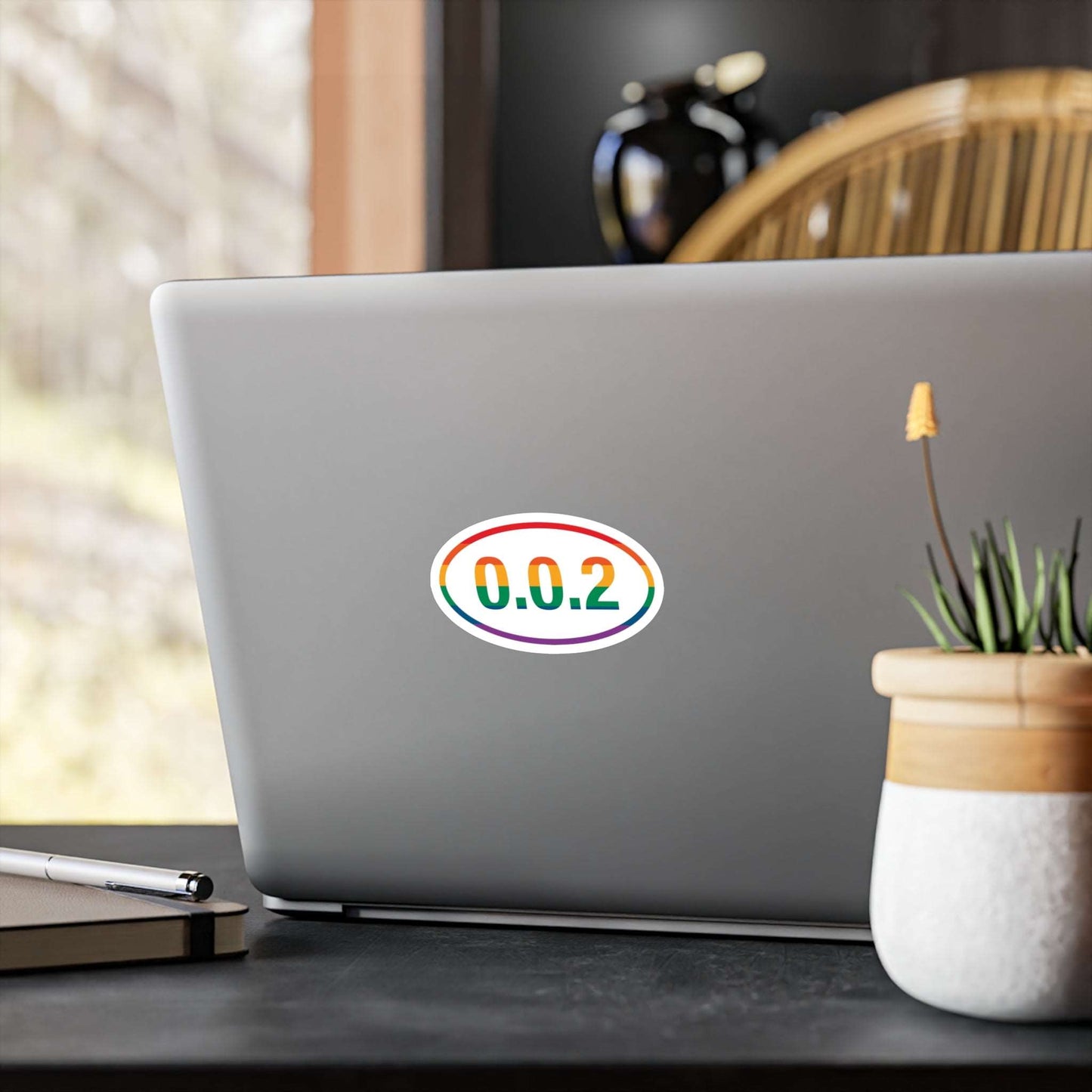 PKLme Indoor / Outdoor Sticker - White Waterproof Vinyl - Pride- 0.0.2