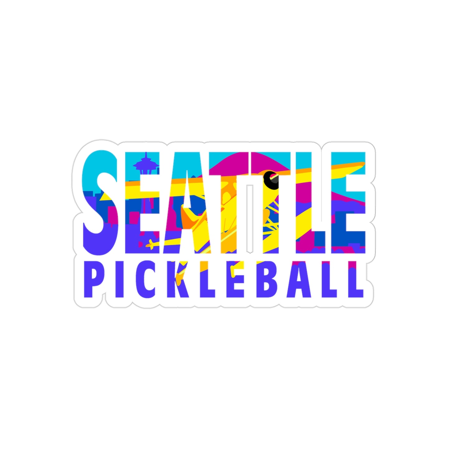 PKLme Transparent Outdoor Stickers - PNW Artsy