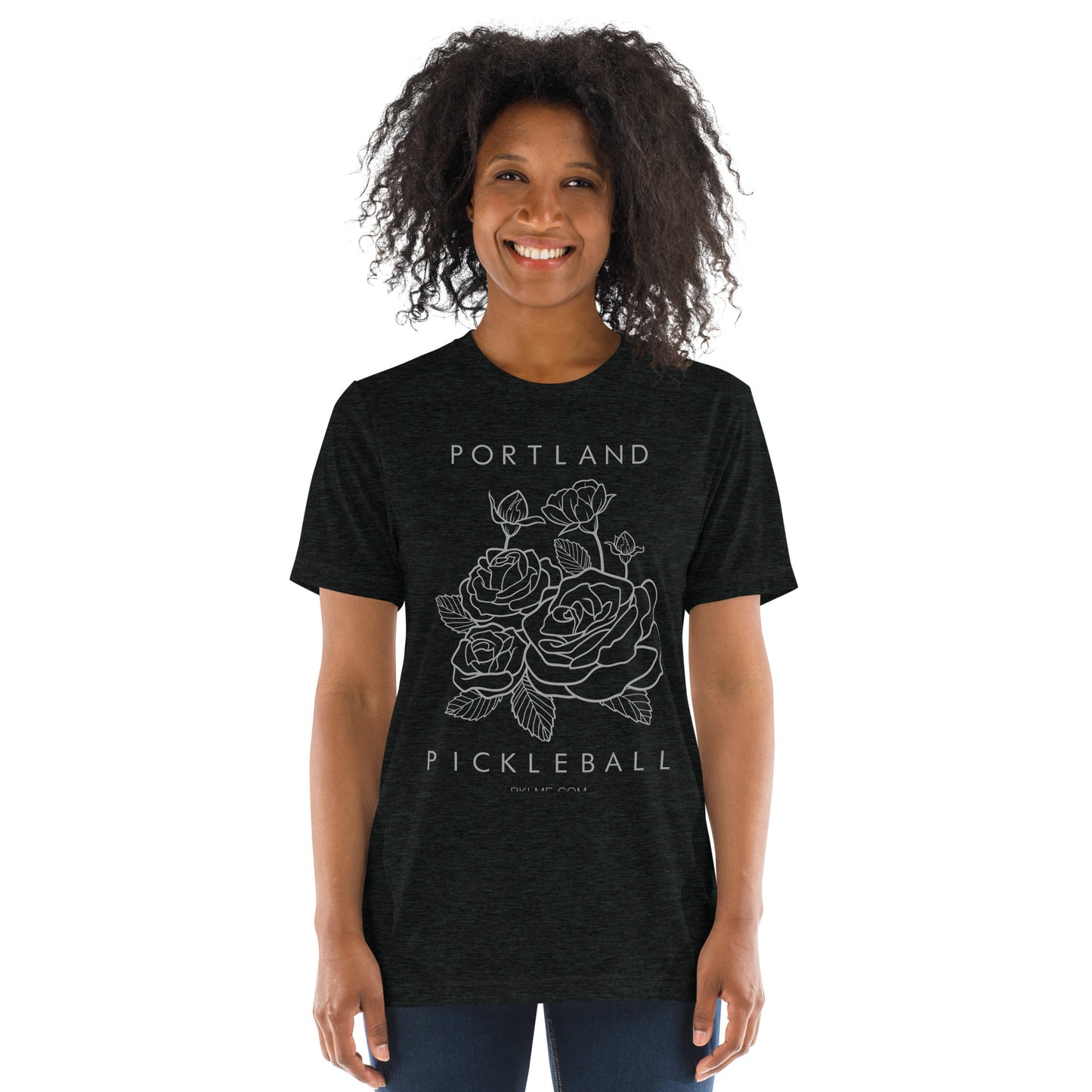 PKLme Unisex Triblend Pickleball Shirt - PNW - Portland