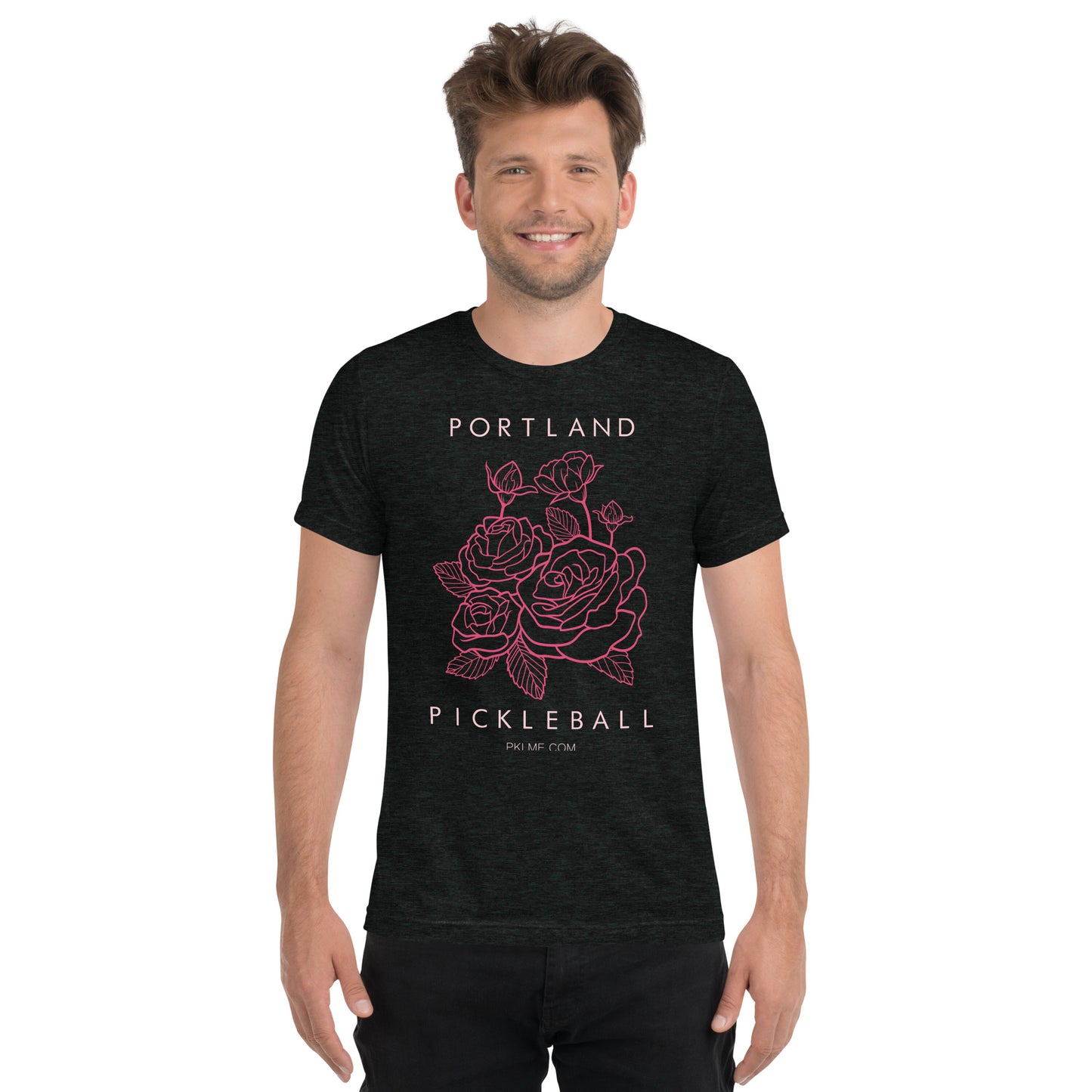 PKLme Unisex Triblend Pickleball Shirt - PNW - Portland