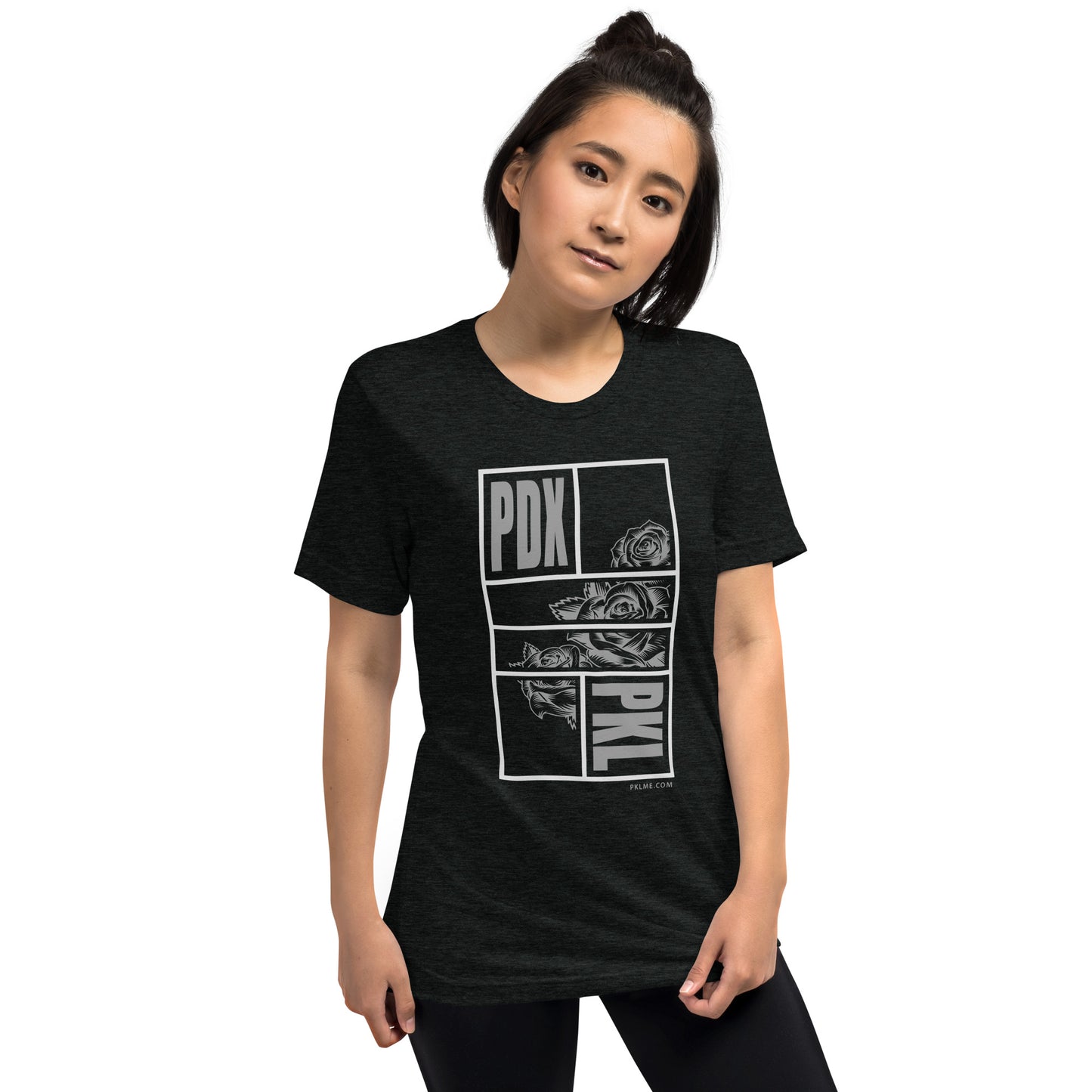 PKLme Unisex Triblend Pickleball Shirt - PNW - Portland