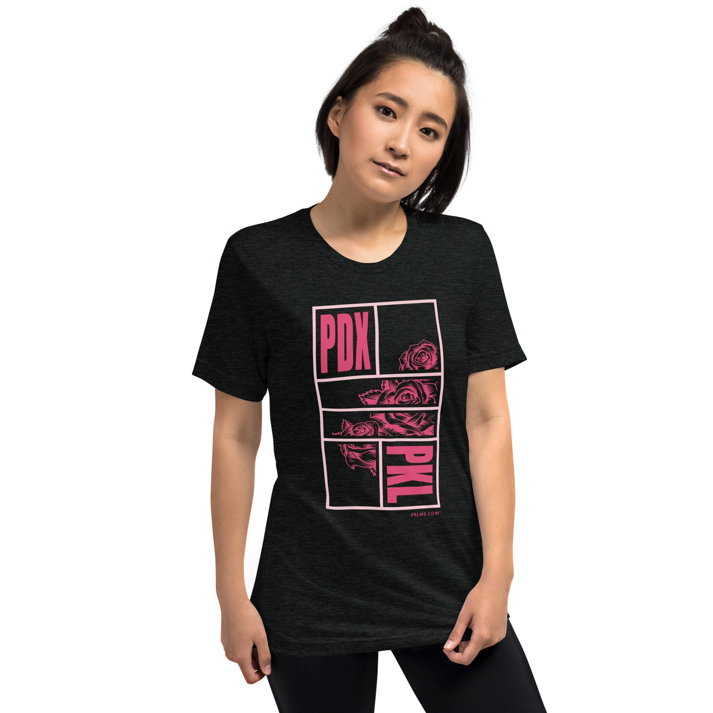 PKLme Unisex Triblend Pickleball Shirt - PDX - Portland