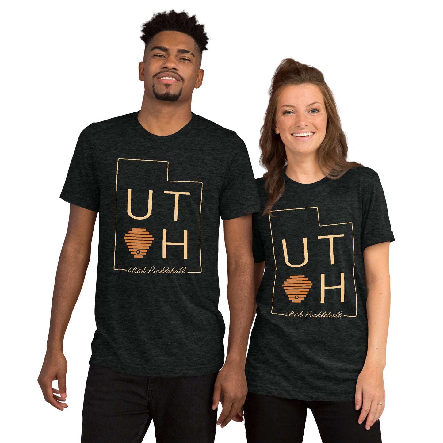 PKLme Unisex Triblend Pickleball Shirt - Utah
