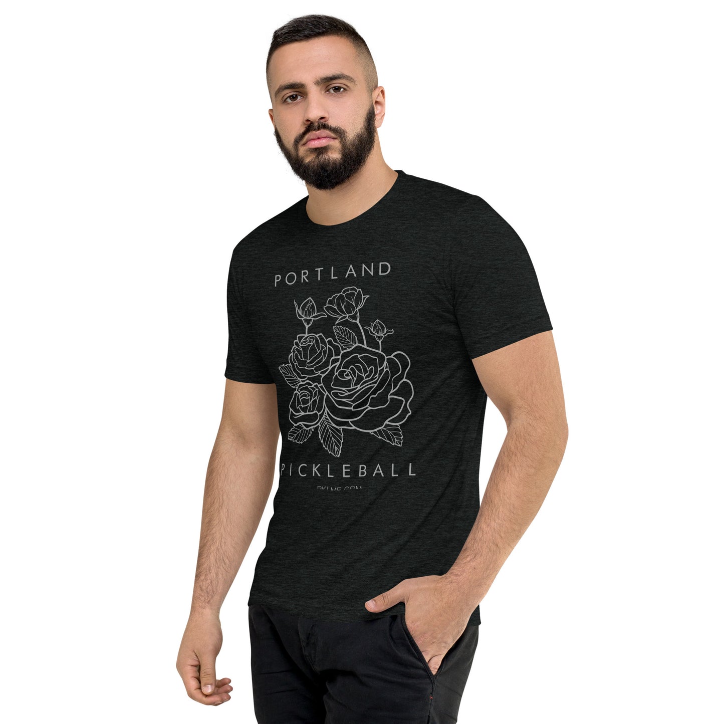 PKLme Unisex Triblend Pickleball Shirt - PNW - Portland