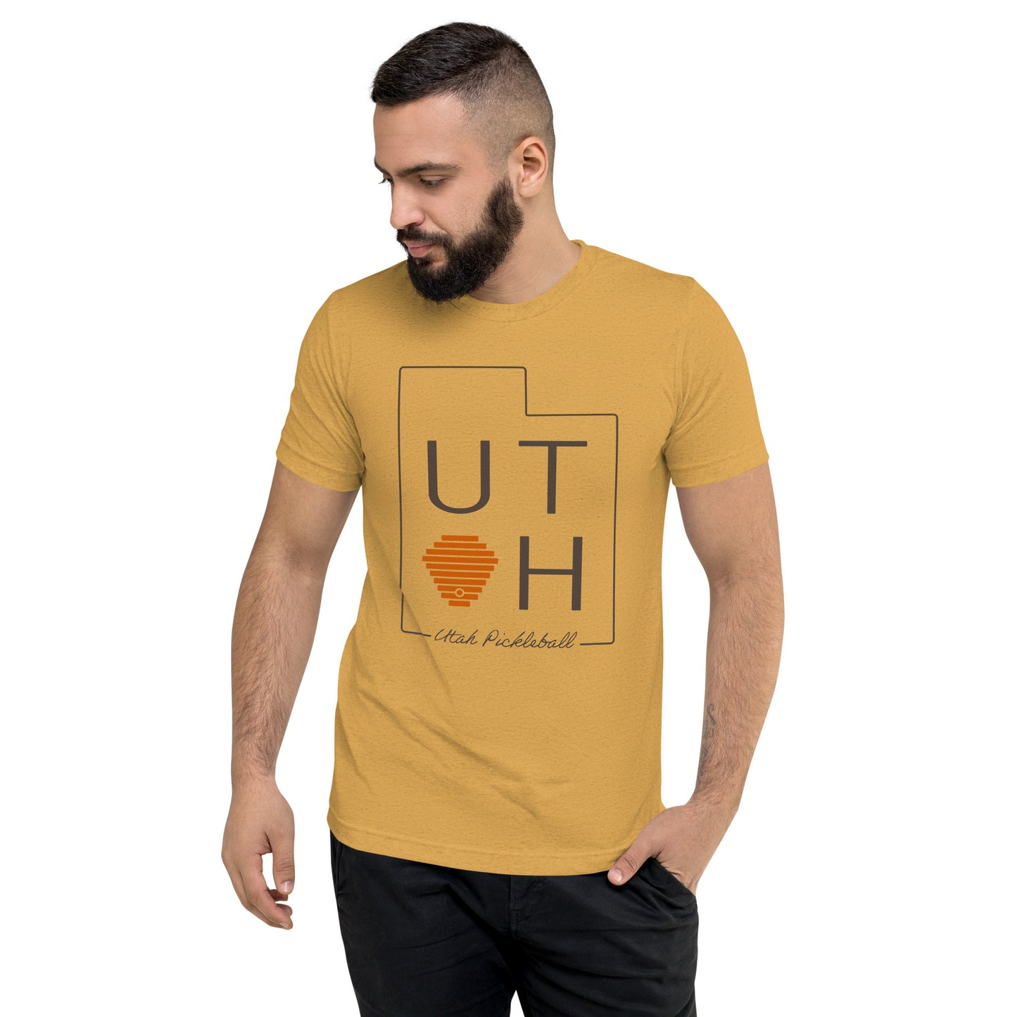 PKLme Unisex Triblend Pickleball Shirt - Utah