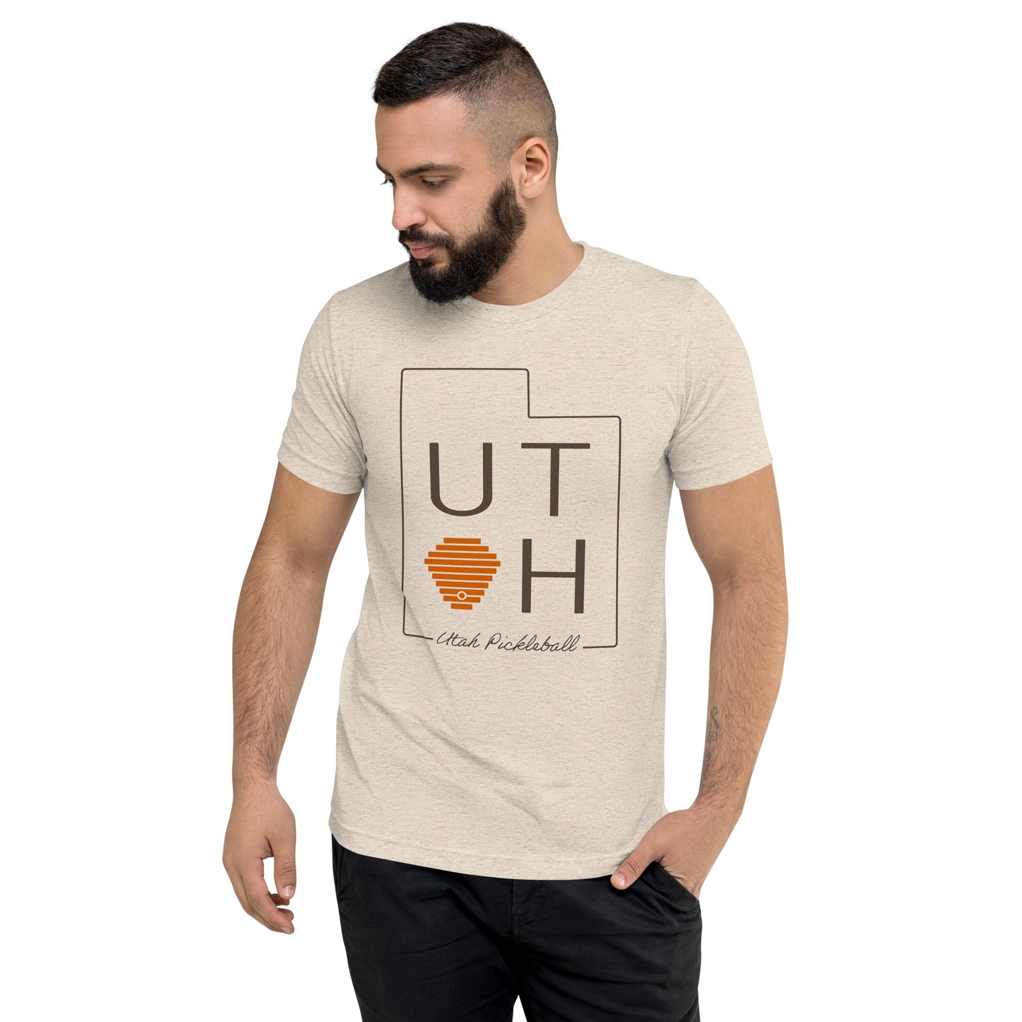 PKLme Unisex Triblend Pickleball Shirt - Utah
