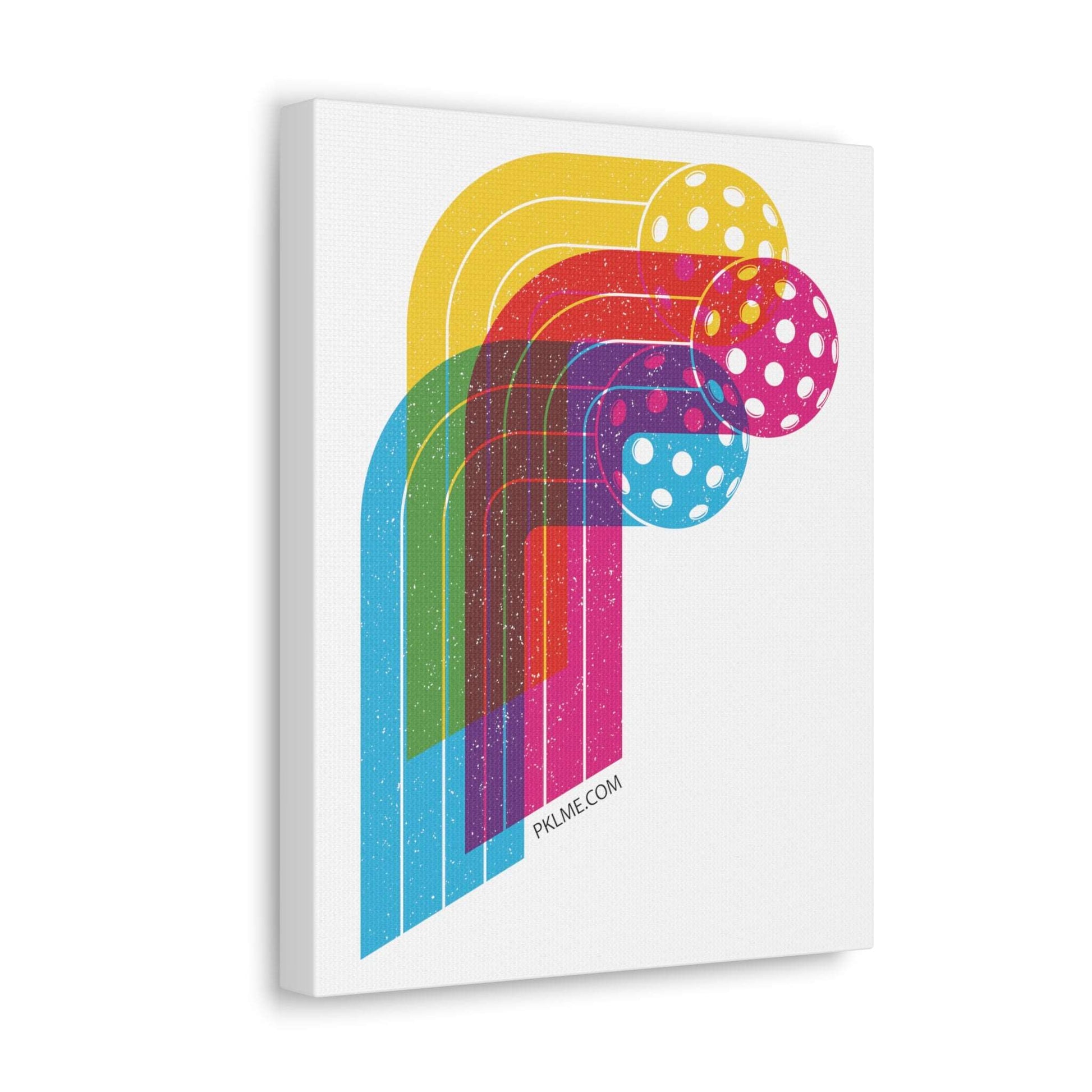 PKLme Pickleball Gallery Wrap Canvas Art Print - Riso