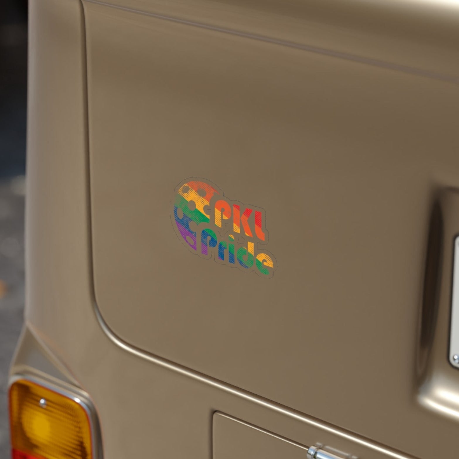 PKLme Transparent Outdoor Stickers - Pride