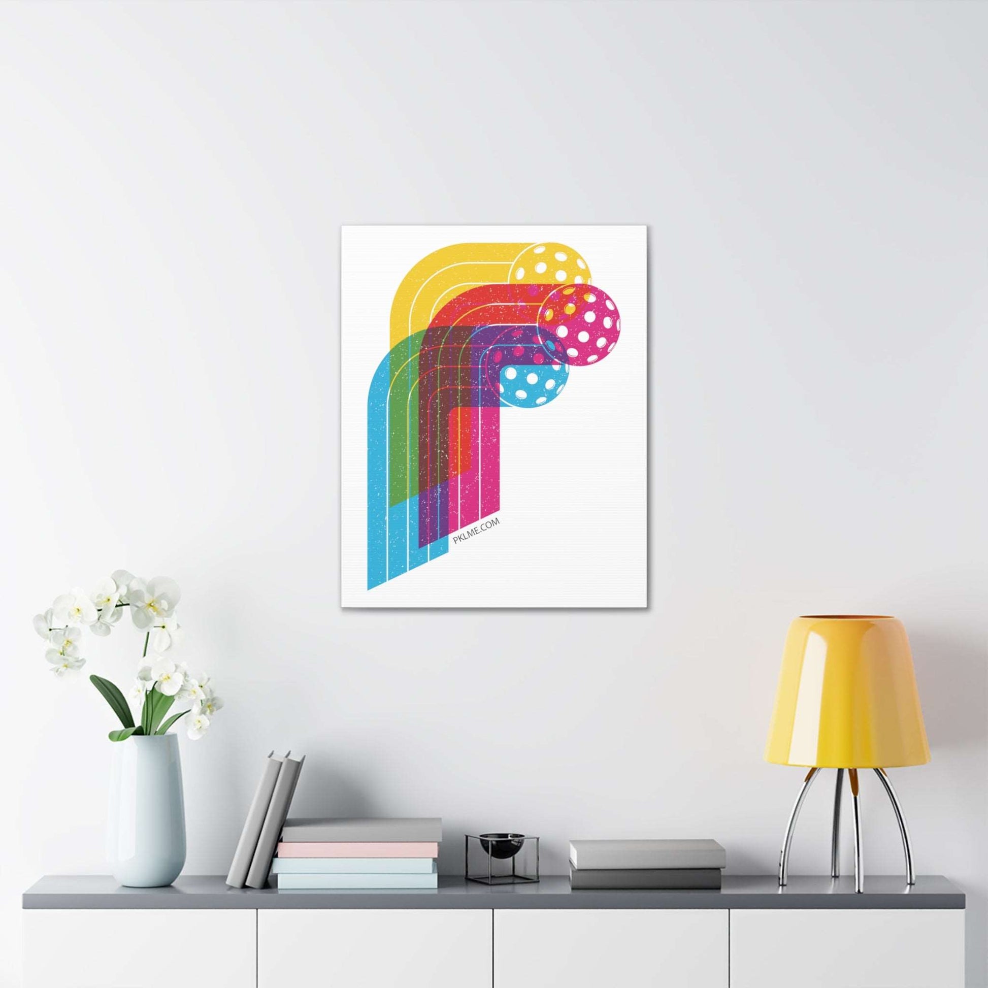 PKLme Pickleball Gallery Wrap Canvas Art Print - Riso