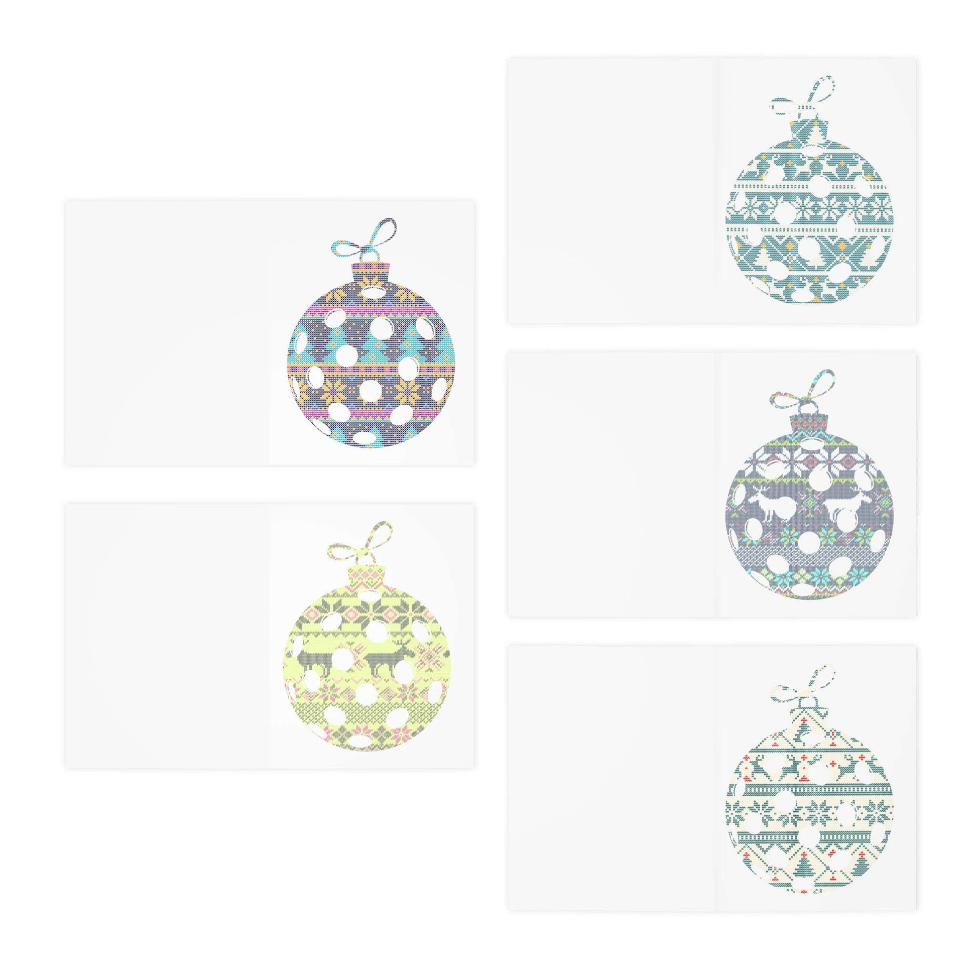 PKLme Pickleball Holiday Cards - 5 different designs with envelopes