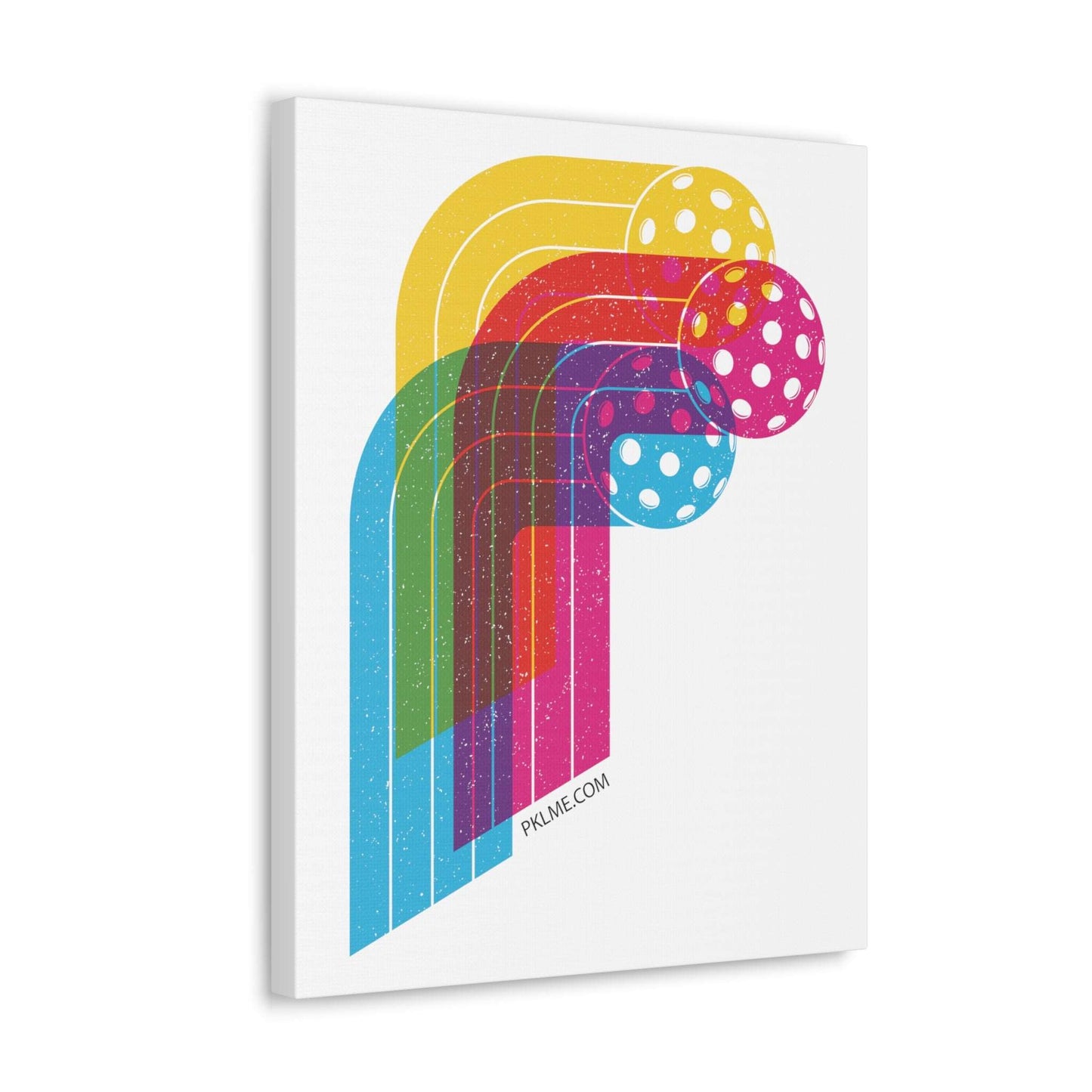 PKLme Pickleball Gallery Wrap Canvas Art Print - Riso