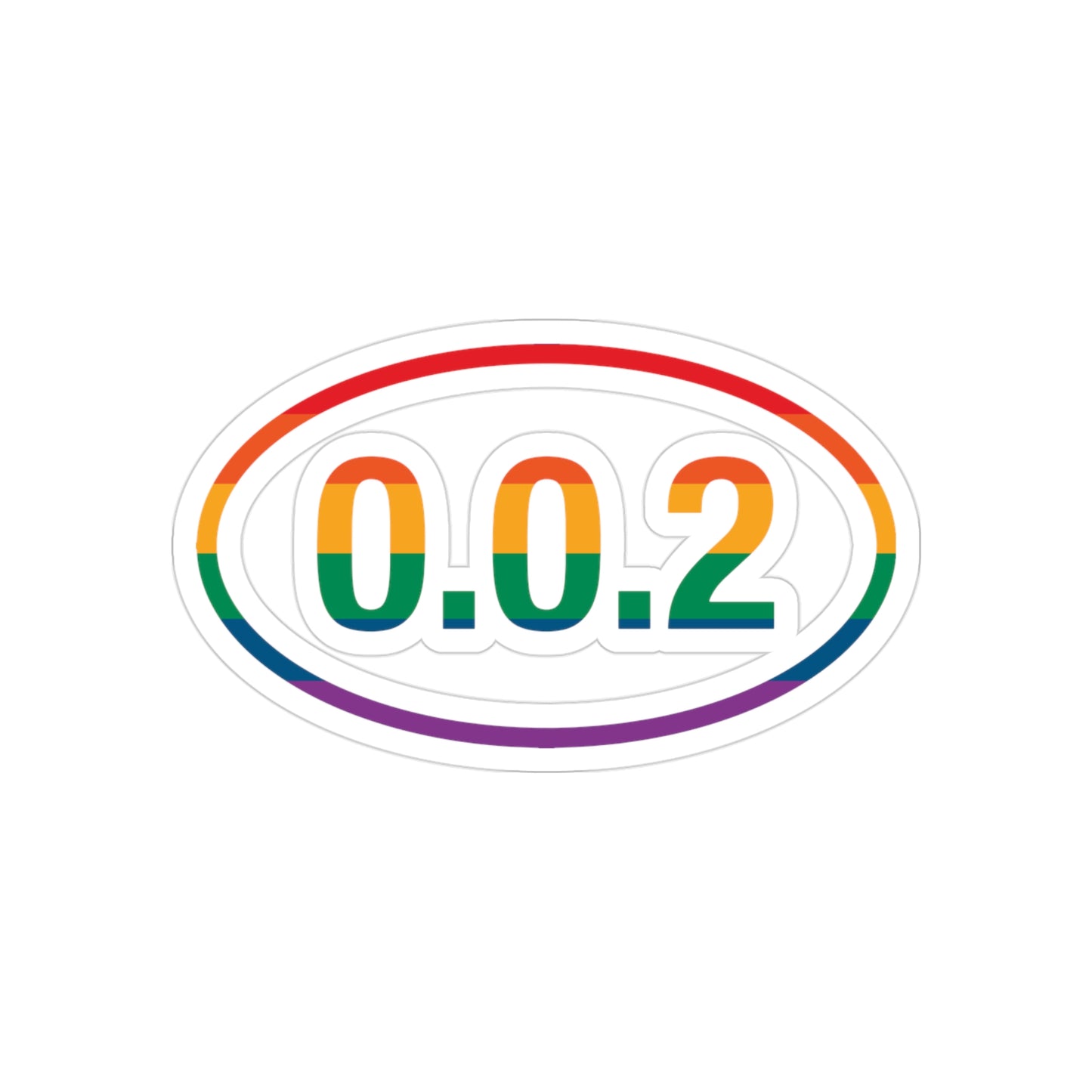 PKLme Transparent Outdoor Stickers - Pride - 0.0.2