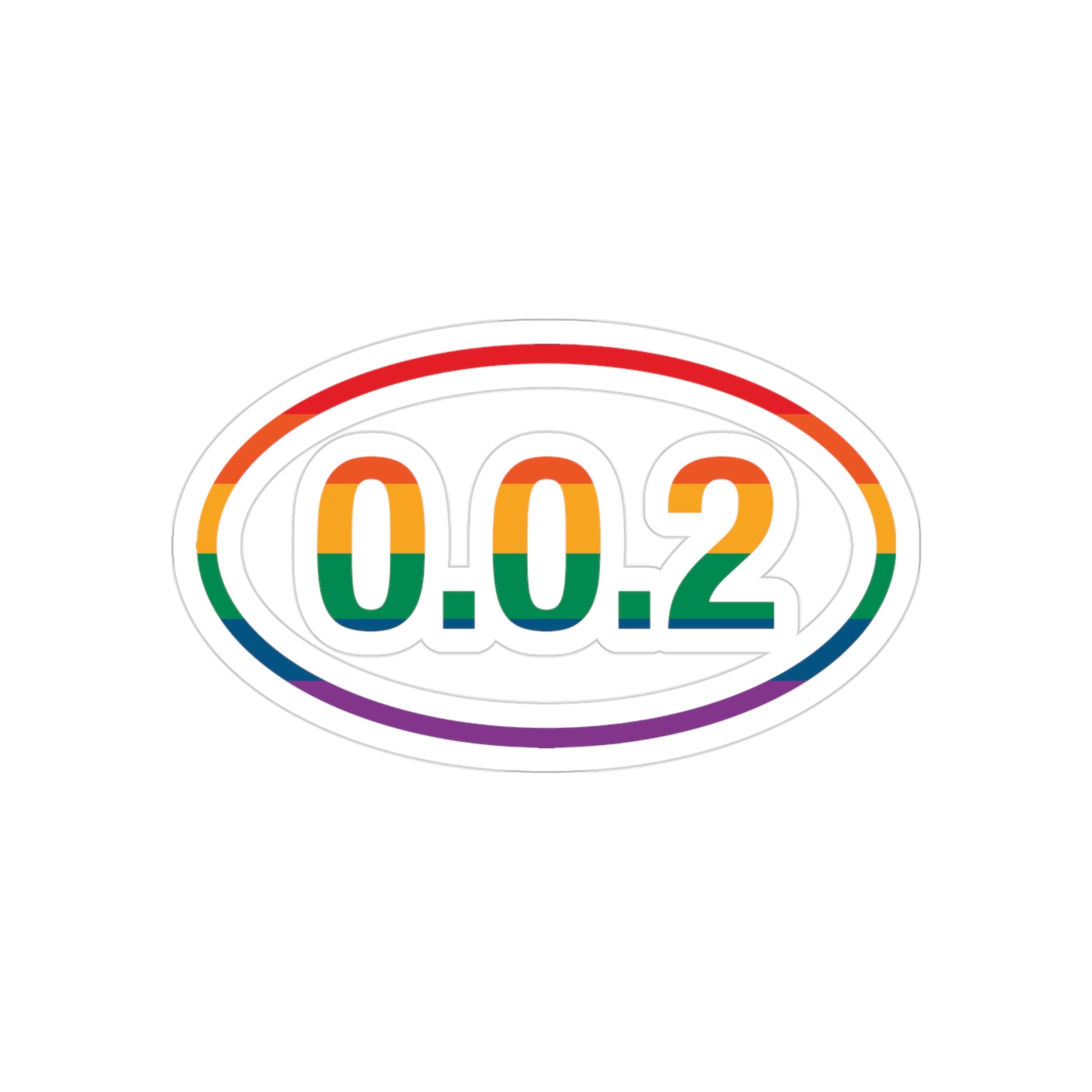 PKLme Transparent Outdoor Stickers - Pride - 0.0.2