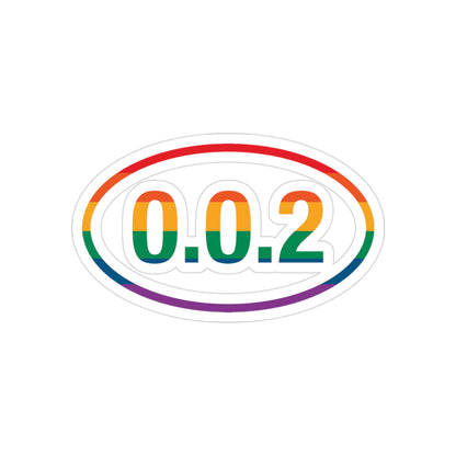 PKLme Transparent Outdoor Stickers - Pride - 0.0.2