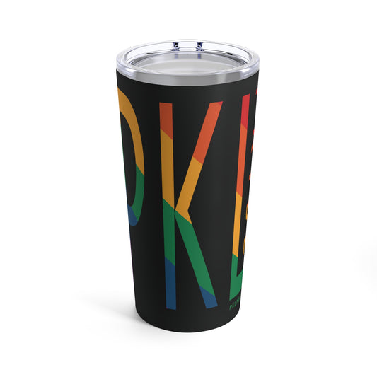 PKLme 20oz. Pickleball Travel Cup - Insulated stainless steel travel tumbler - Pride