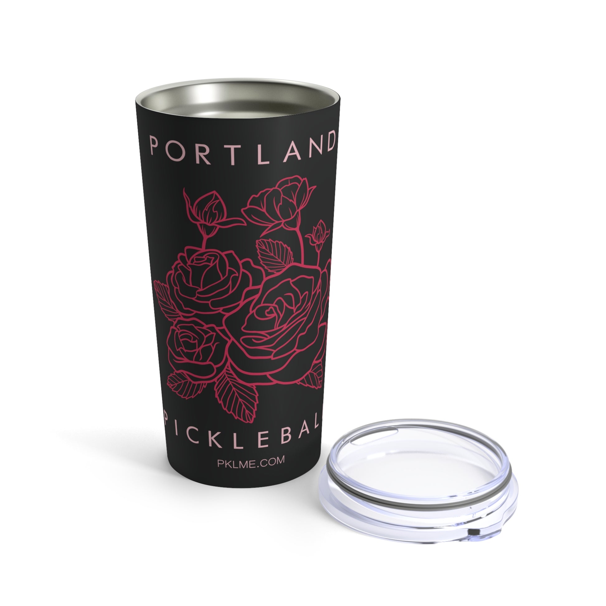 PKLme 20oz. Pickleball Travel Cup - Insulated stainless steel travel tumbler - Portland PDX - PNW