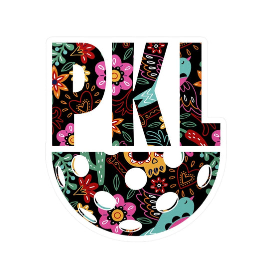 PKLme Indoor / Outdoor Sticker - White Waterproof Vinyl - Dia De Los Muertos