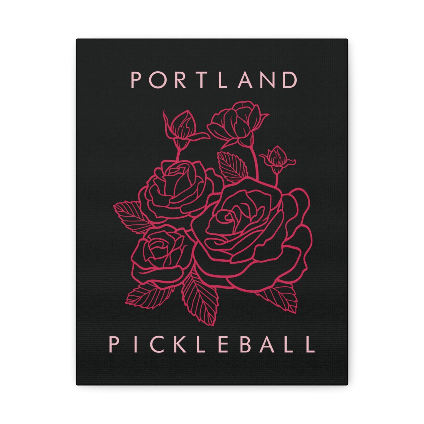 PKLme Pickleball Gallery Wrap Canvas Art Print - Portland PDX - PNW