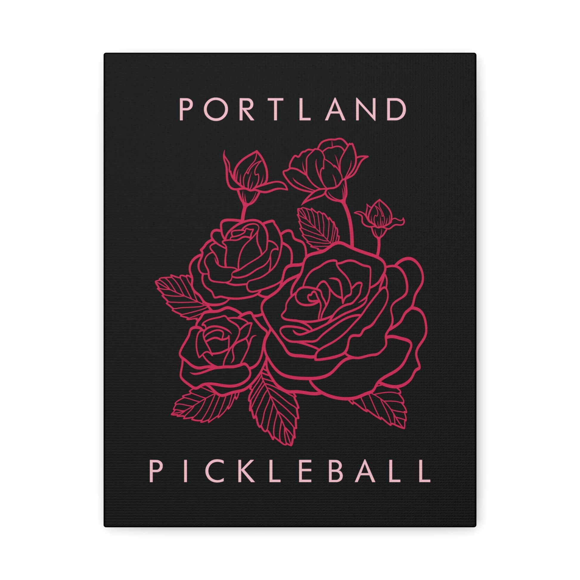 PKLme Pickleball Gallery Wrap Canvas Art Print - Portland PDX - PNW