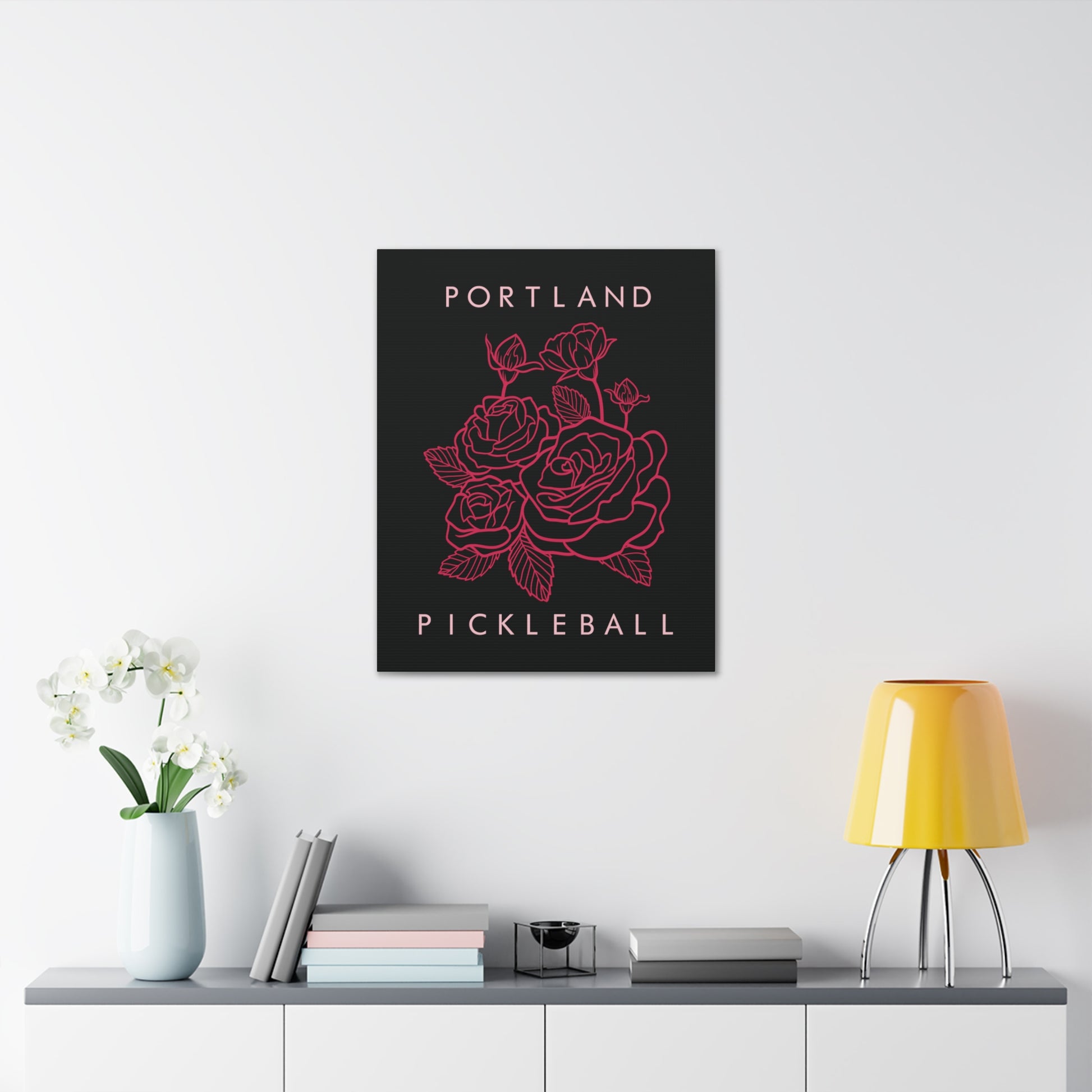 PKLme Pickleball Gallery Wrap Canvas Art Print - Portland PDX - PNW