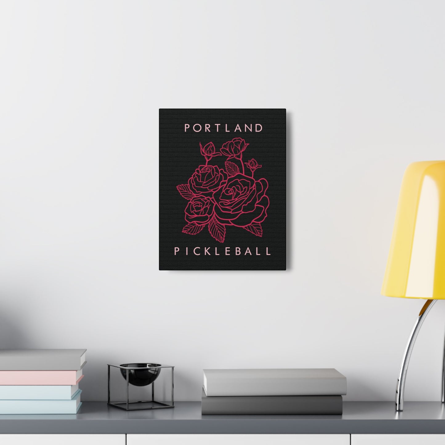 PKLme Pickleball Gallery Wrap Canvas Art Print - Portland PDX - PNW