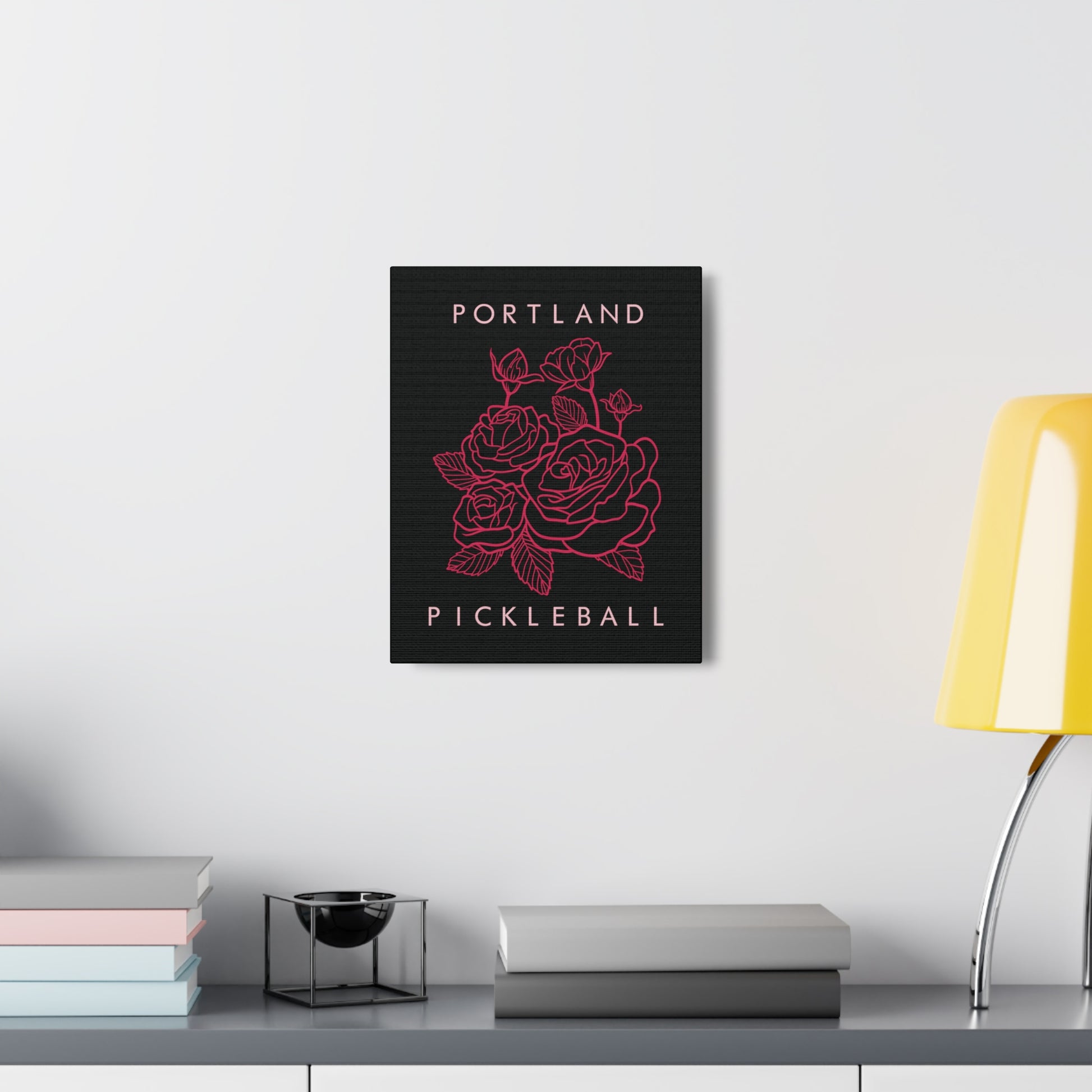 PKLme Pickleball Gallery Wrap Canvas Art Print - Portland PDX - PNW