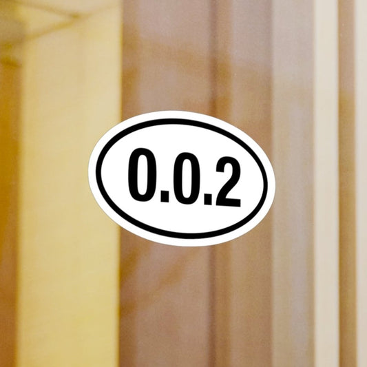 PKLme Indoor / Outdoor Sticker - White Waterproof Vinyl - 0.0.2