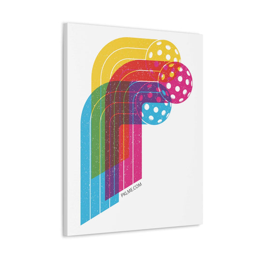 PKLme Pickleball Gallery Wrap Canvas Art Print - Riso