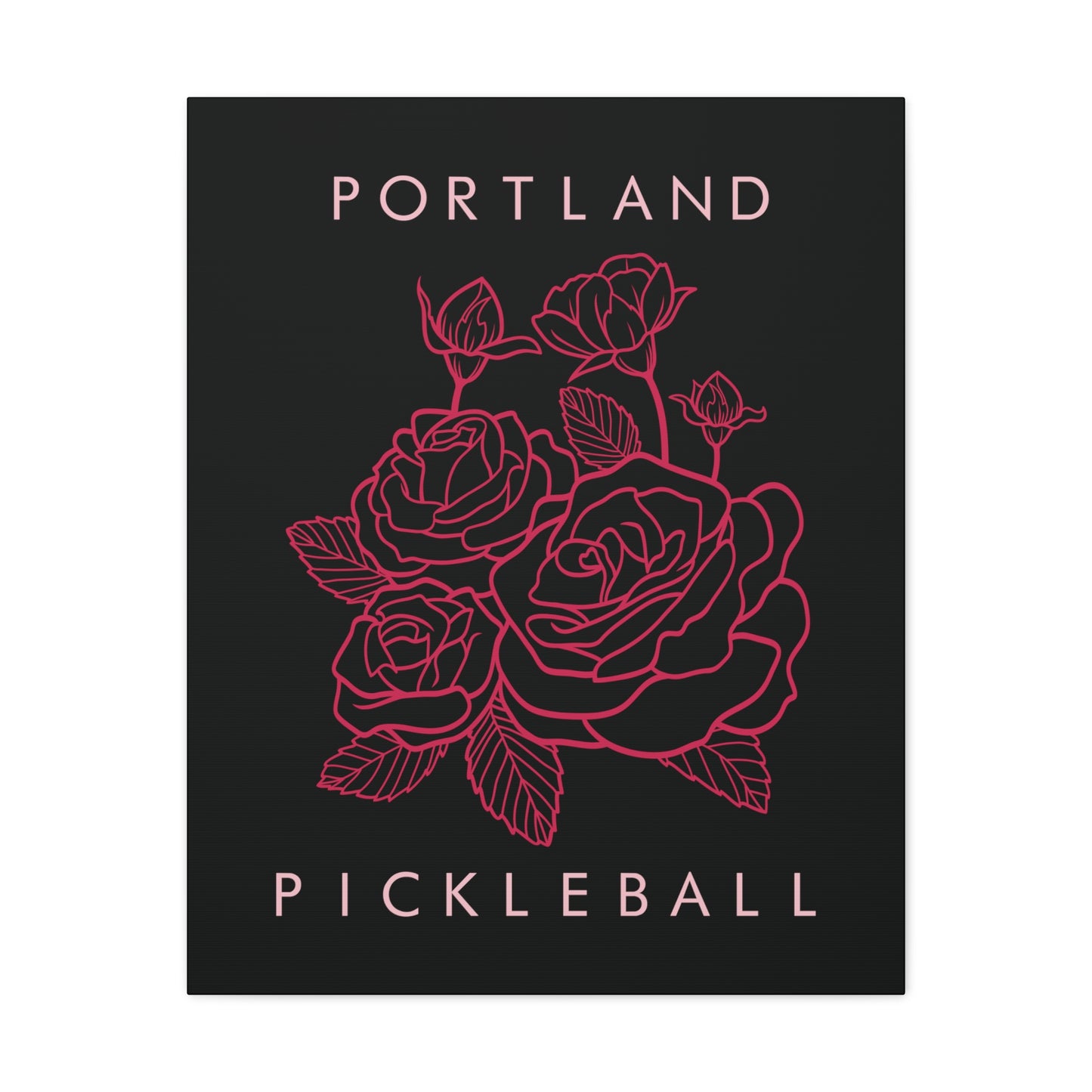 PKLme Pickleball Gallery Wrap Canvas Art Print - Portland PDX - PNW