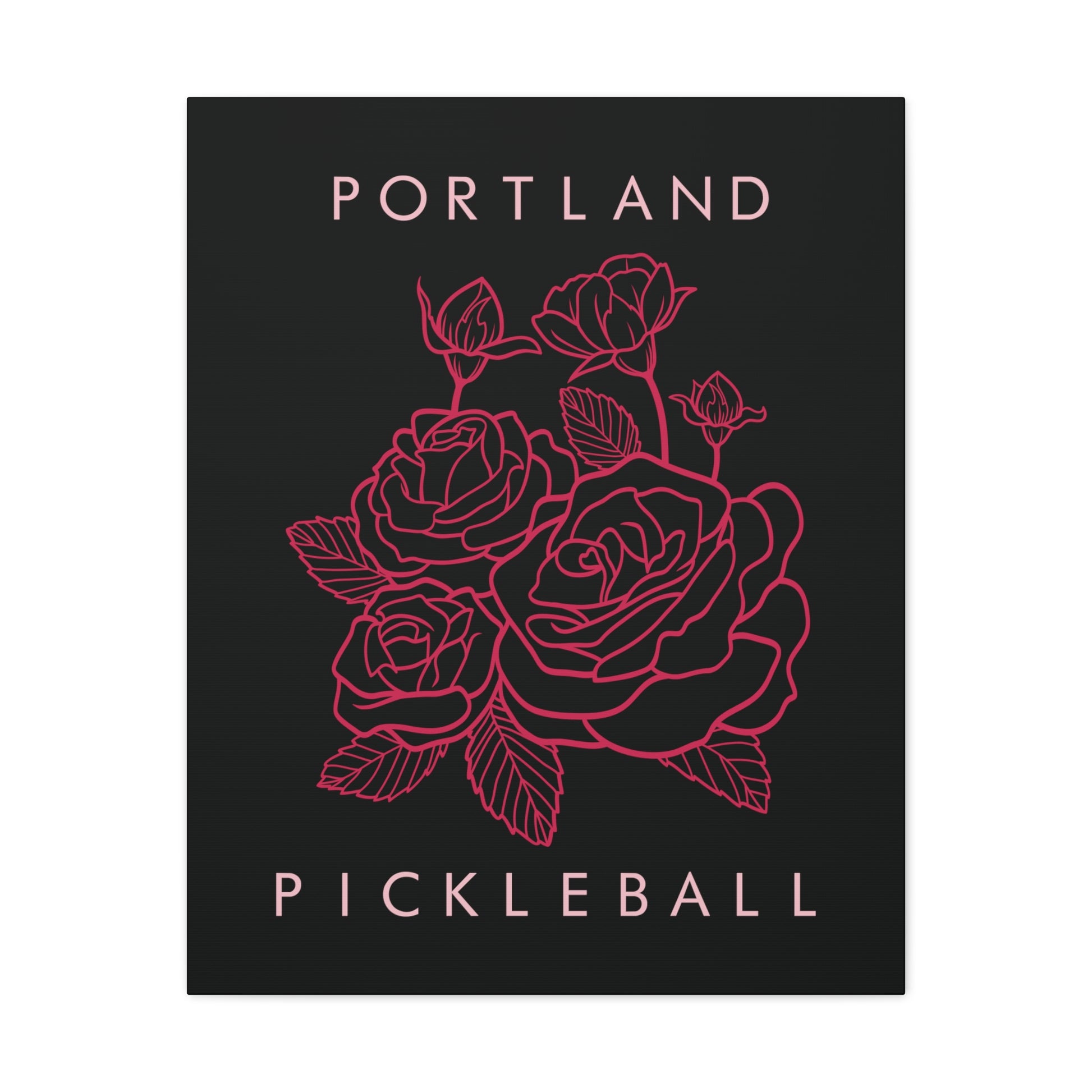 PKLme Pickleball Gallery Wrap Canvas Art Print - Portland PDX - PNW
