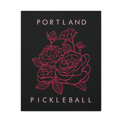 PKLme Pickleball Gallery Wrap Canvas Art Print - Portland PDX - PNW