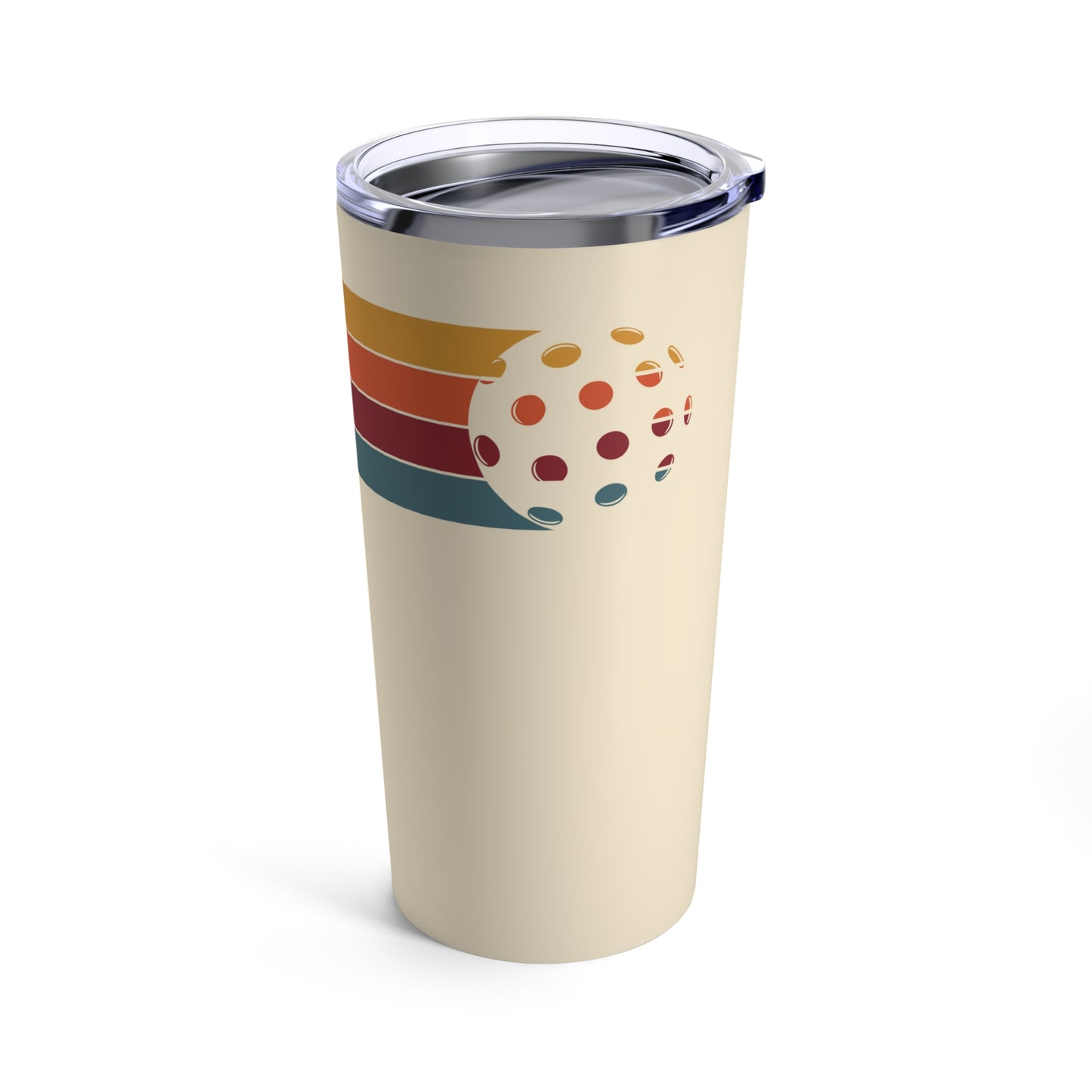 PKLme Pickleball Tumbler - 20oz. - Insulated stainless steel travel cup - Retro