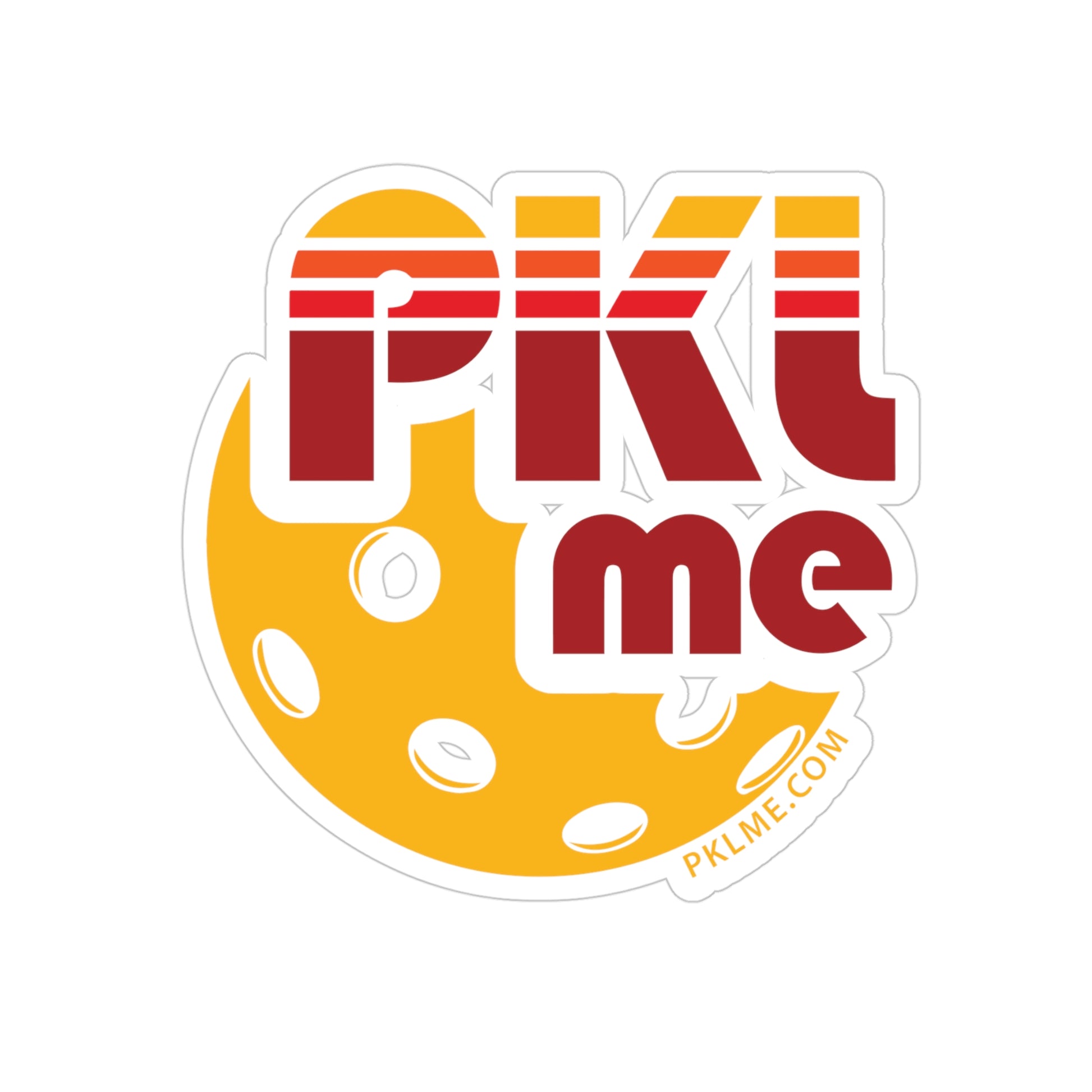 PKLme Transparent Outdoor Stickers