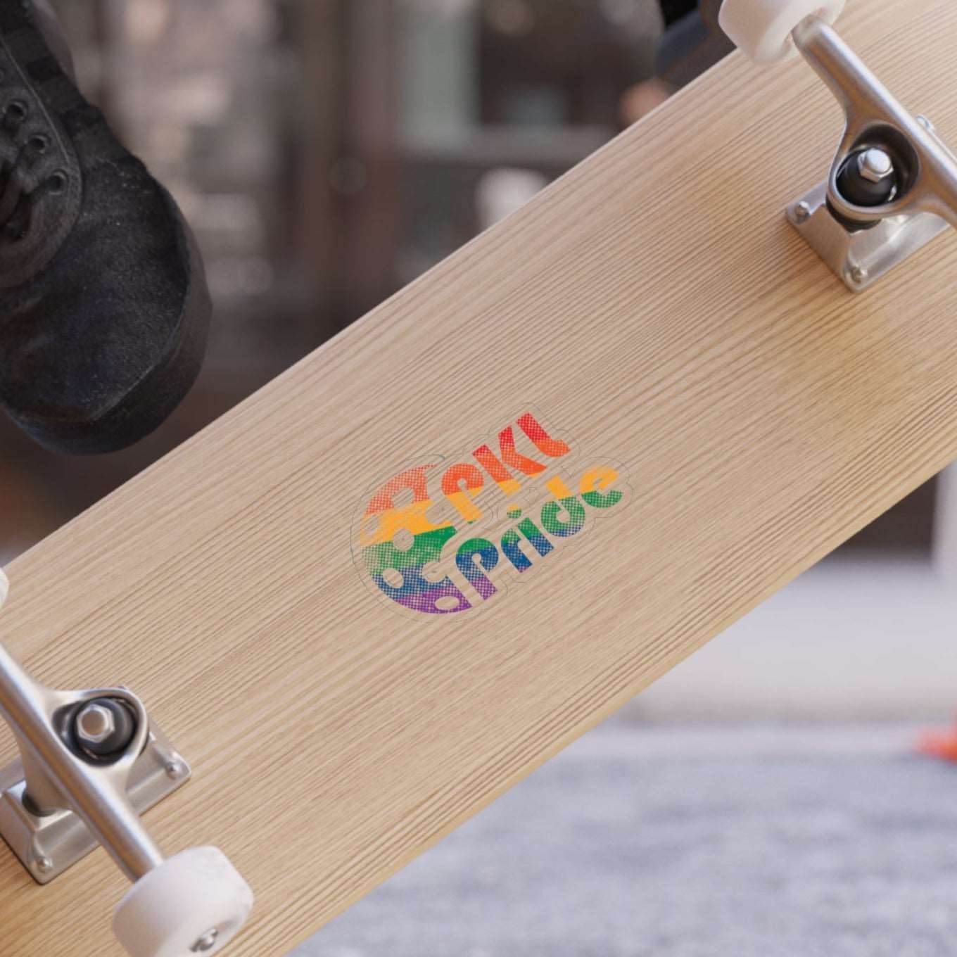 PKLme Transparent Outdoor Stickers - Pride