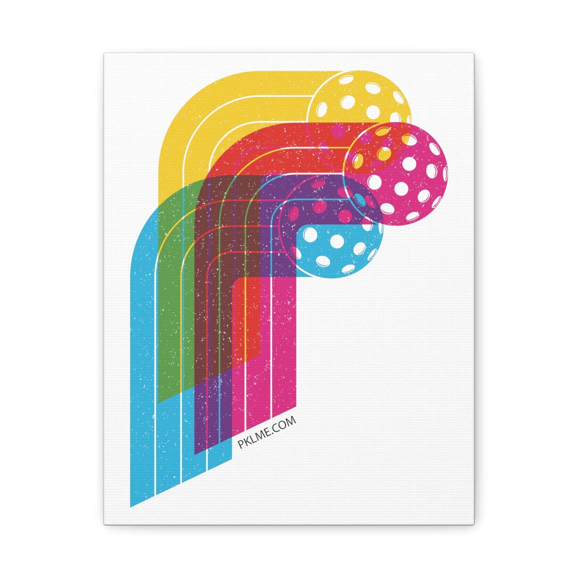 PKLme Pickleball Gallery Wrap Canvas Art Print - Riso