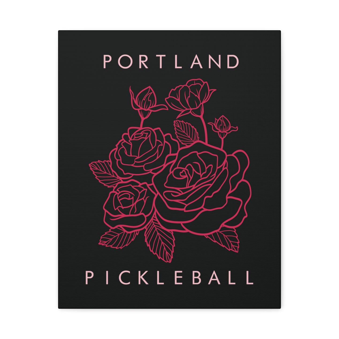 PKLme Pickleball Gallery Wrap Canvas Art Print - Portland PDX - PNW