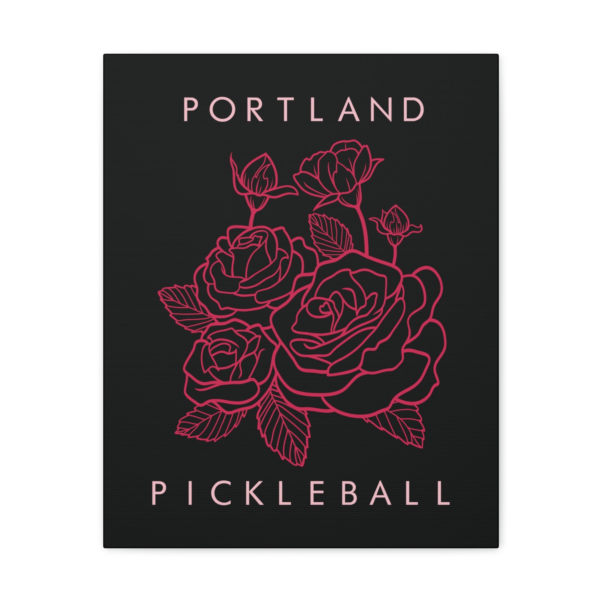 PKLme Pickleball Gallery Wrap Canvas Art Print - Portland PDX - PNW