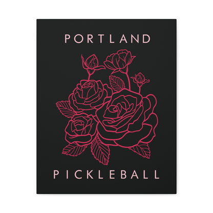 PKLme Pickleball Gallery Wrap Canvas Art Print - Portland PDX - PNW