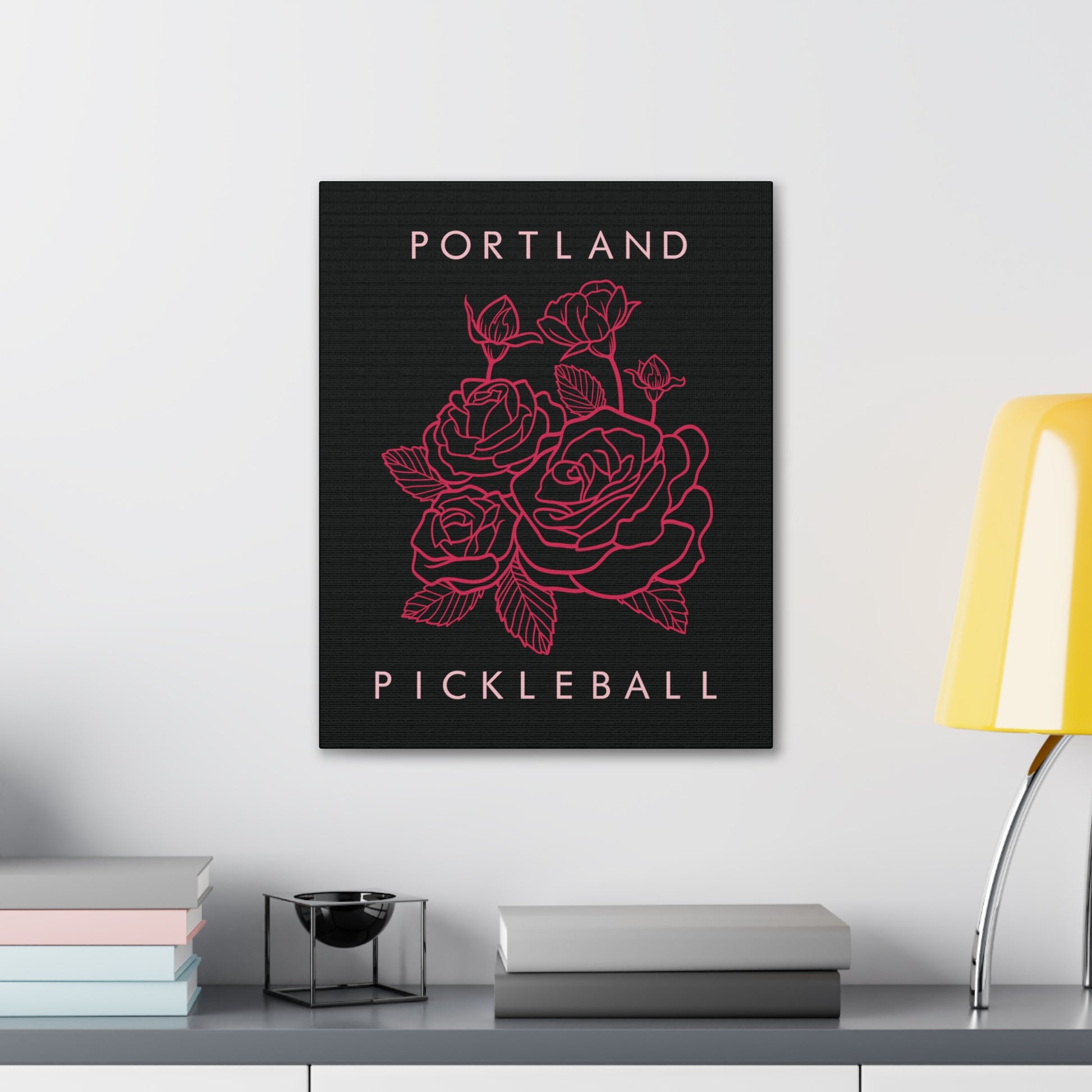 PKLme Pickleball Gallery Wrap Canvas Art Print - Portland PDX - PNW