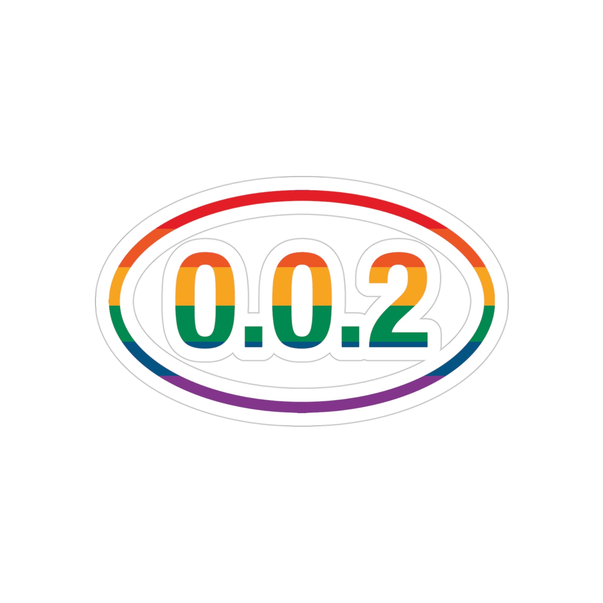 PKLme Transparent Outdoor Stickers - Pride - 0.0.2