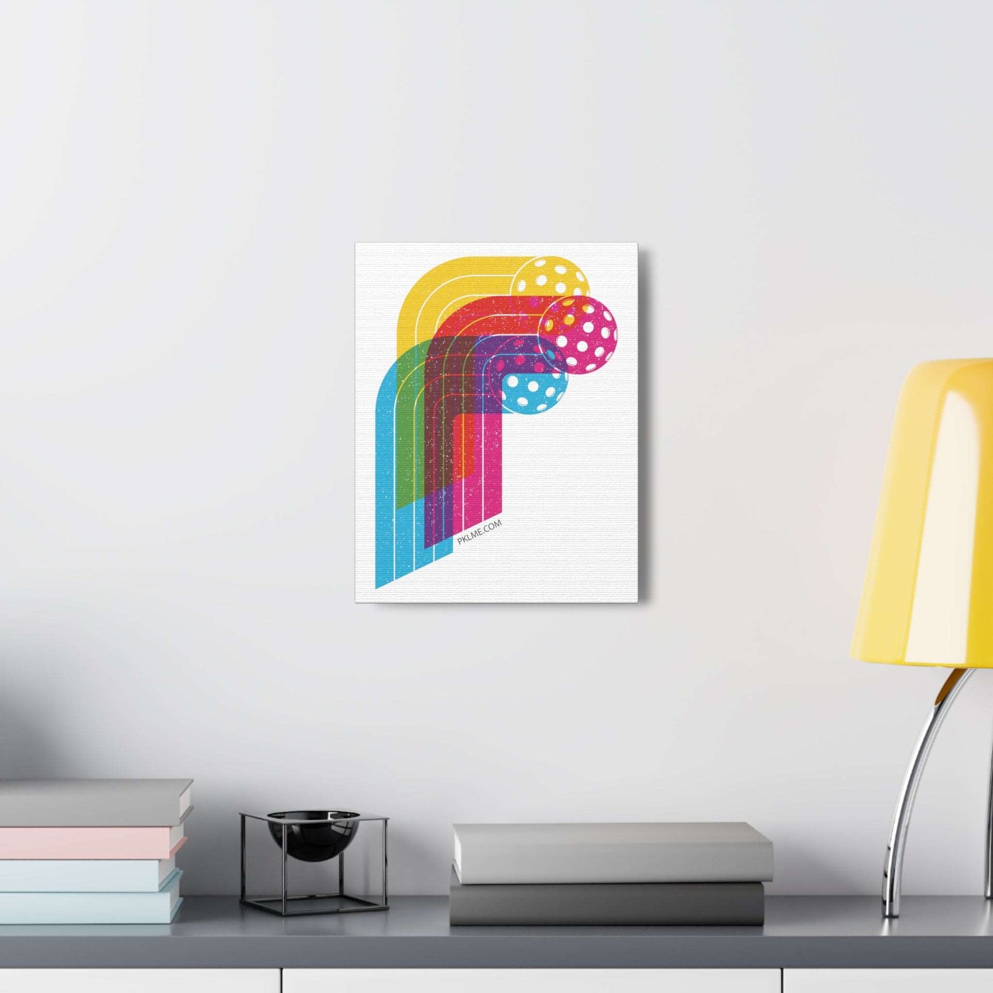 PKLme Pickleball Gallery Wrap Canvas Art Print - Riso