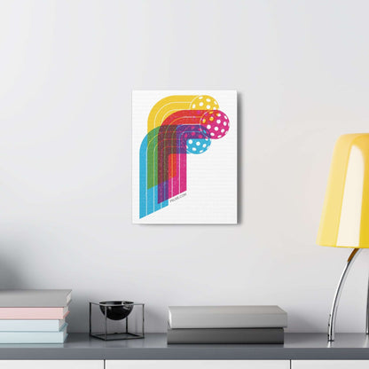 PKLme Pickleball Gallery Wrap Canvas Art Print - Riso